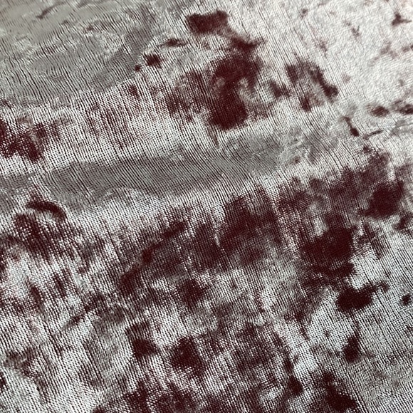 American Eagle Pink Crushed Velvet Off The Shoulder Peasant Top Size Small Fairy - Picture 11 of 13